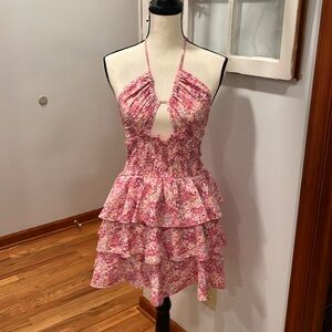 SHEIN Floral Halter Dress